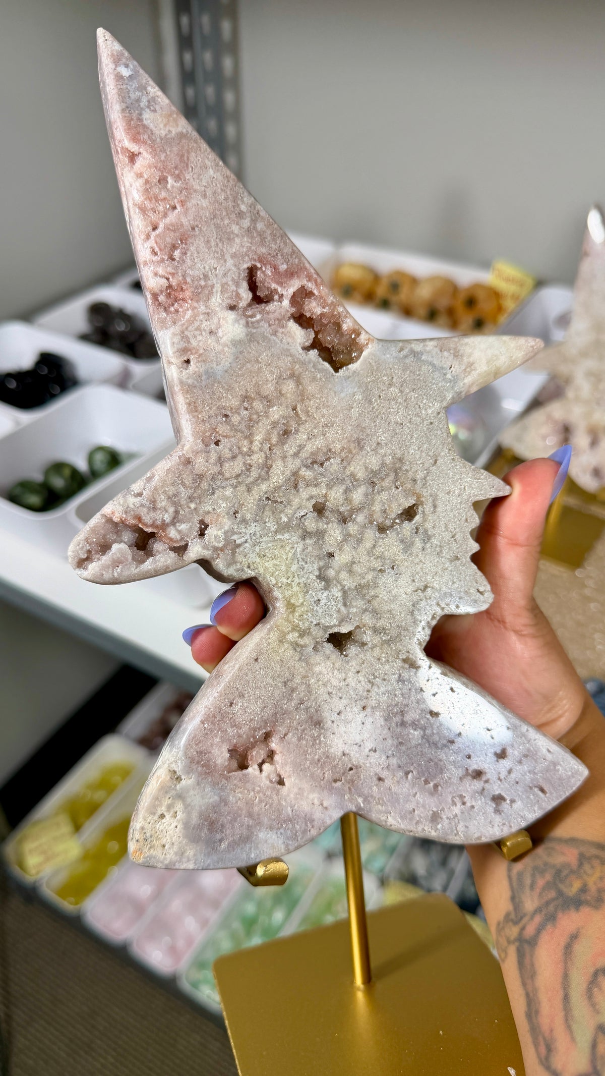 Pink Amethyst Witch Head | Brazil | Opt G
