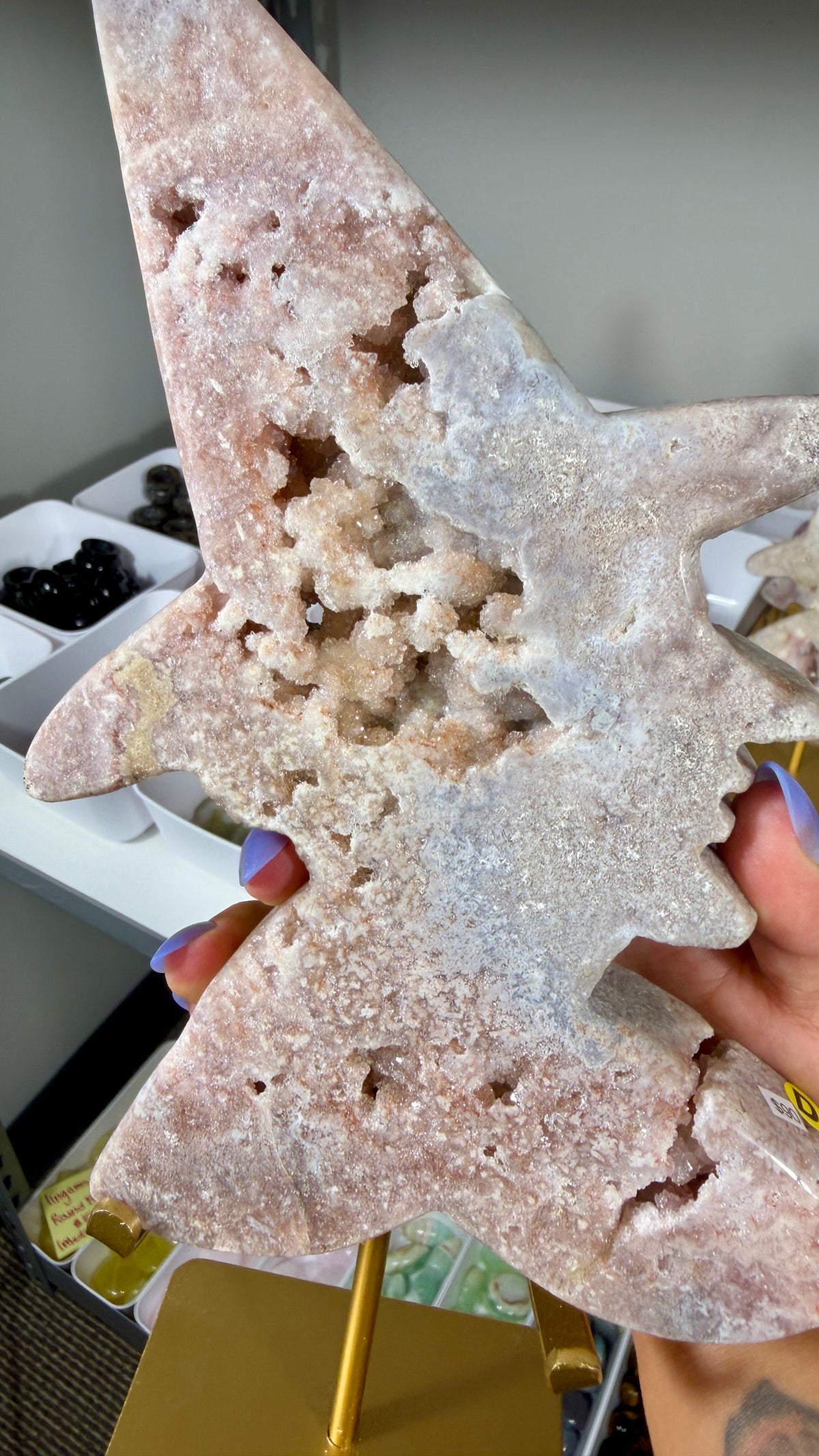 Pink Amethyst Witch Head | Brazil | Opt D (repaired + discounted)