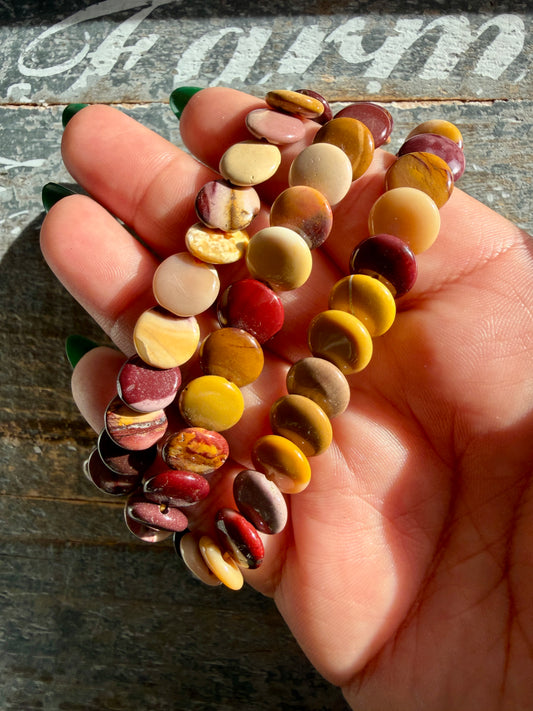 One (1) Mookaite M&M Bracelet | Wrist: 6.5" | 10mm