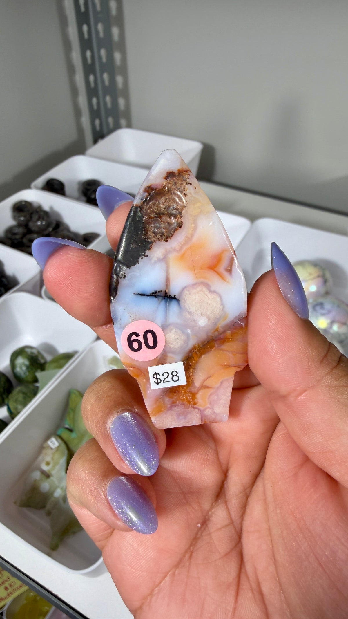 Carnelian Feather Skull | Madagascar | Opt 60