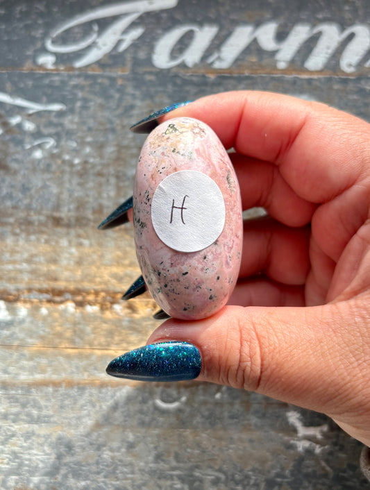 Gorgeous Peruvian Pink Rhodonite Shiva from India | H