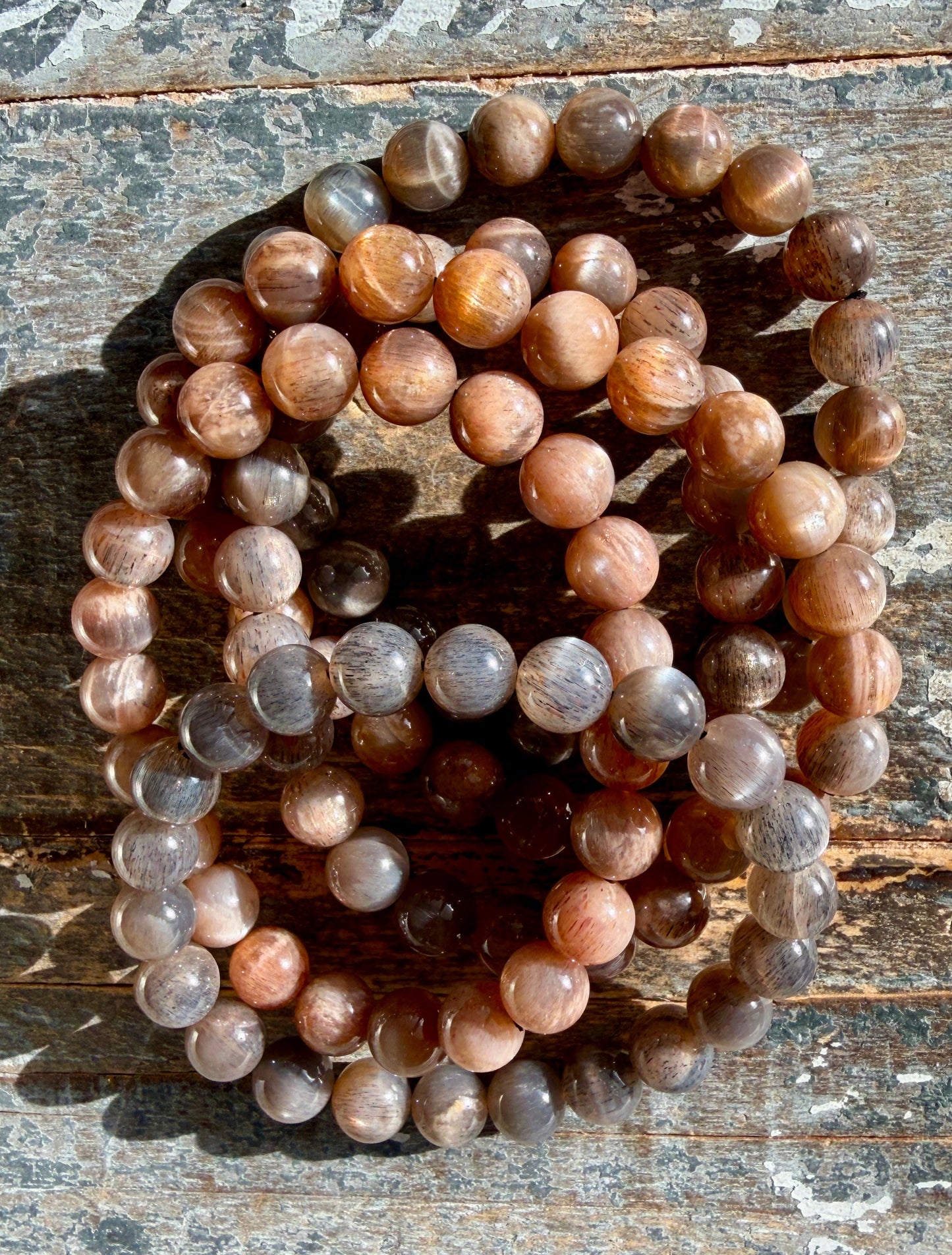 One (1) Black Moonstone | Wrist 6.25-6.75" | 8mm