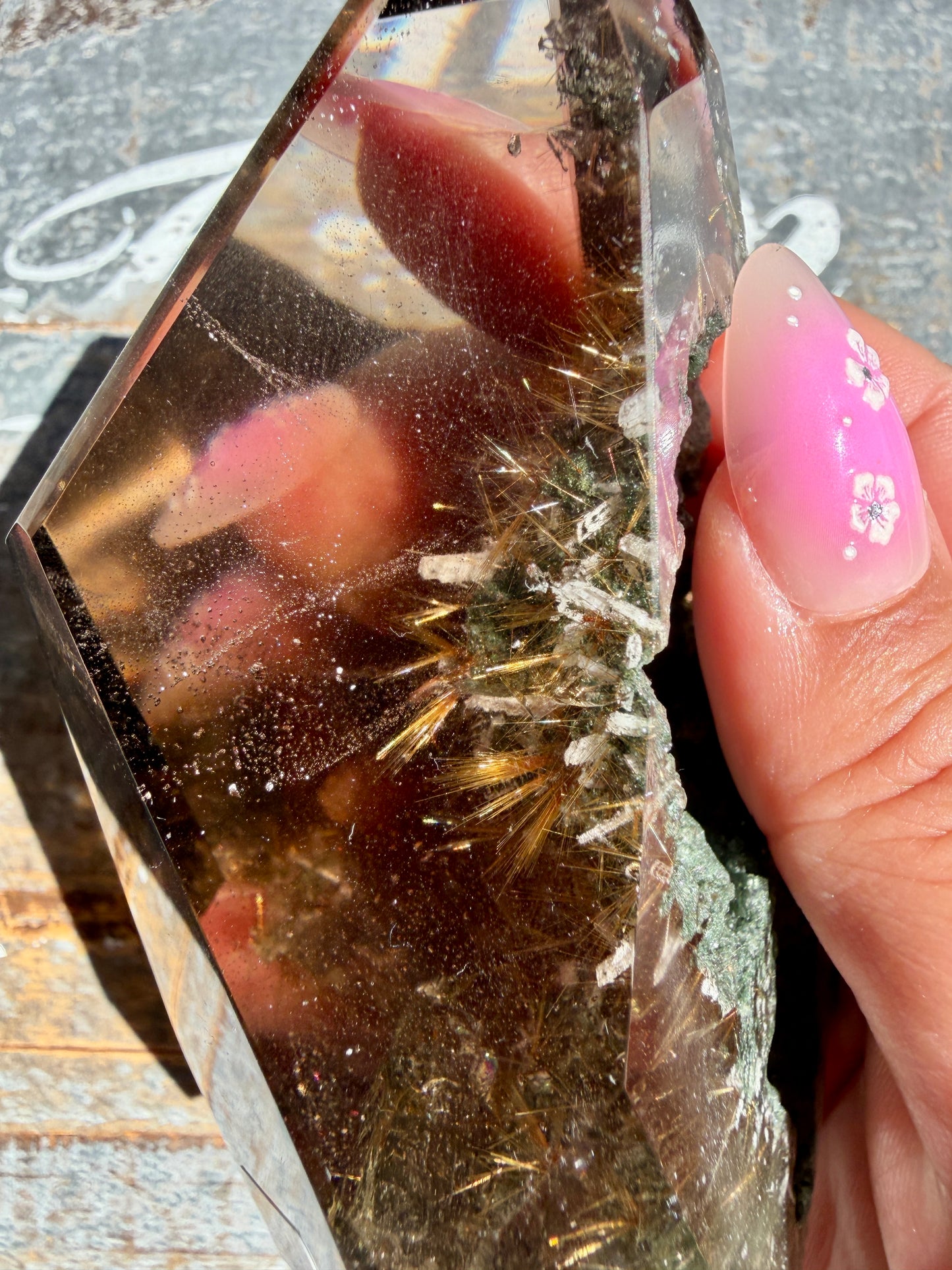 Gorgeous Himalayan Quartz with Rutile | India | Opt 2