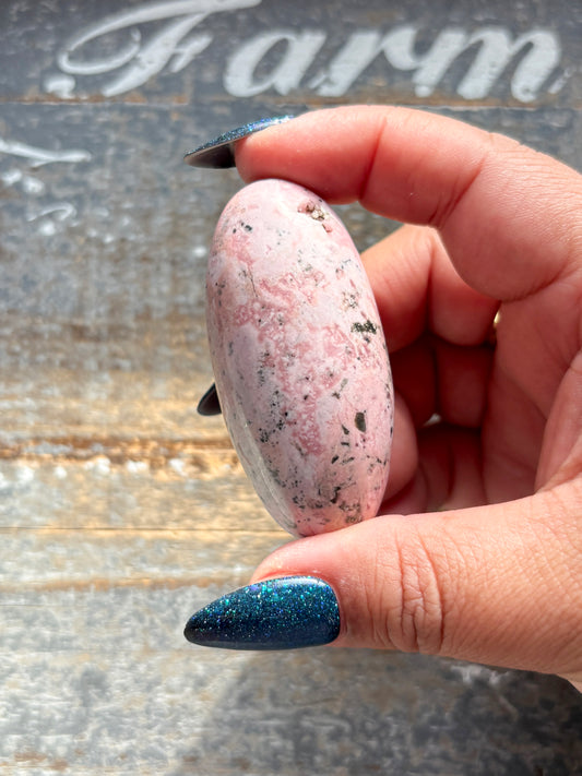 Gorgeous Peruvian Pink Rhodonite Shiva from India | J