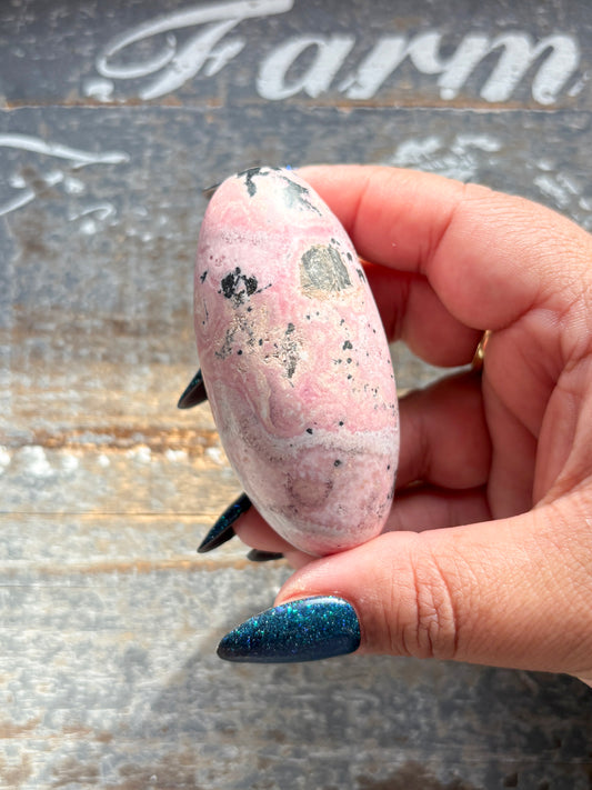 Gorgeous Peruvian Pink Rhodonite Shiva from India | Z