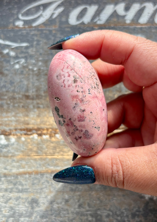 Gorgeous Peruvian Pink Rhodonite Shiva from India | L