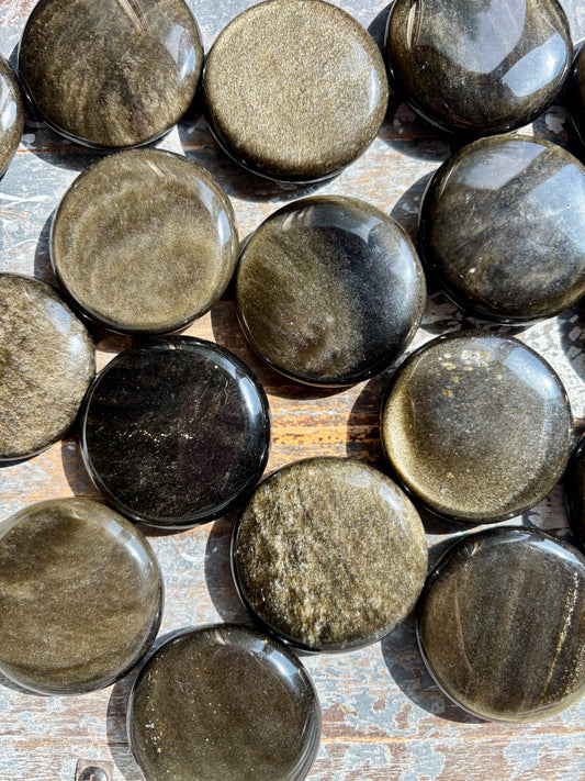 One (1) Gold Sheen Medallion | Intuitively Chosen