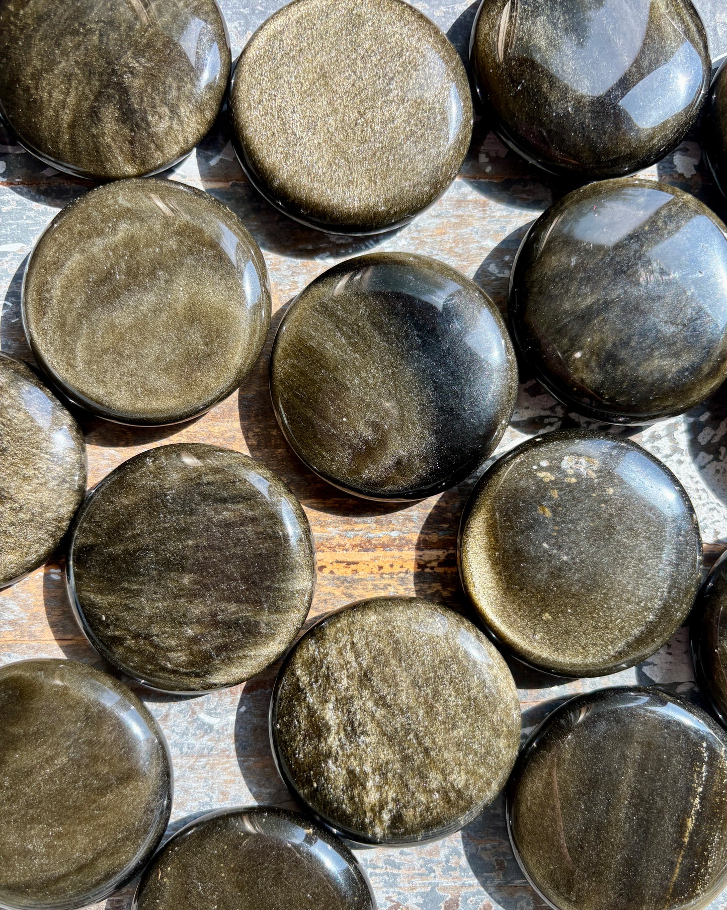 One (1) Gold Sheen Medallion | Intuitively Chosen