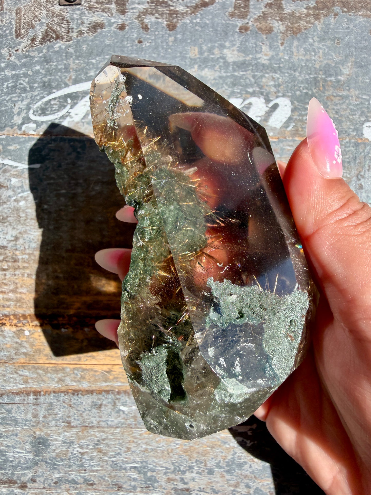 Gorgeous Himalayan Quartz with Rutile | India | Opt 2