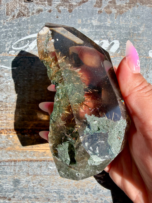 Gorgeous Himalayan Quartz with Rutile | India | Opt 2