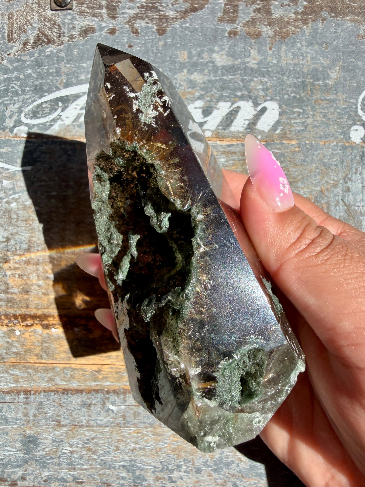 Gorgeous Himalayan Quartz with Rutile | India | Opt 2
