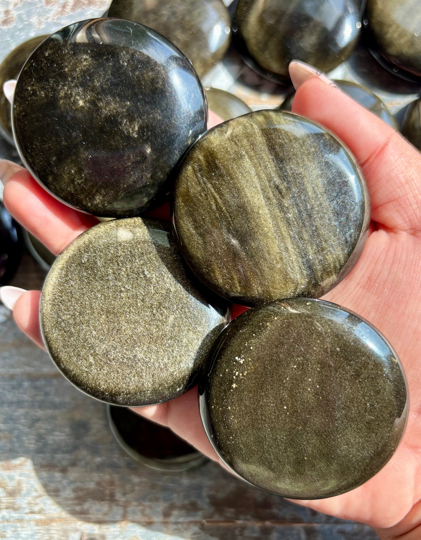 One (1) Gold Sheen Medallion | Intuitively Chosen