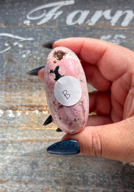 Gorgeous Peruvian Pink Rhodonite Shiva from India | B