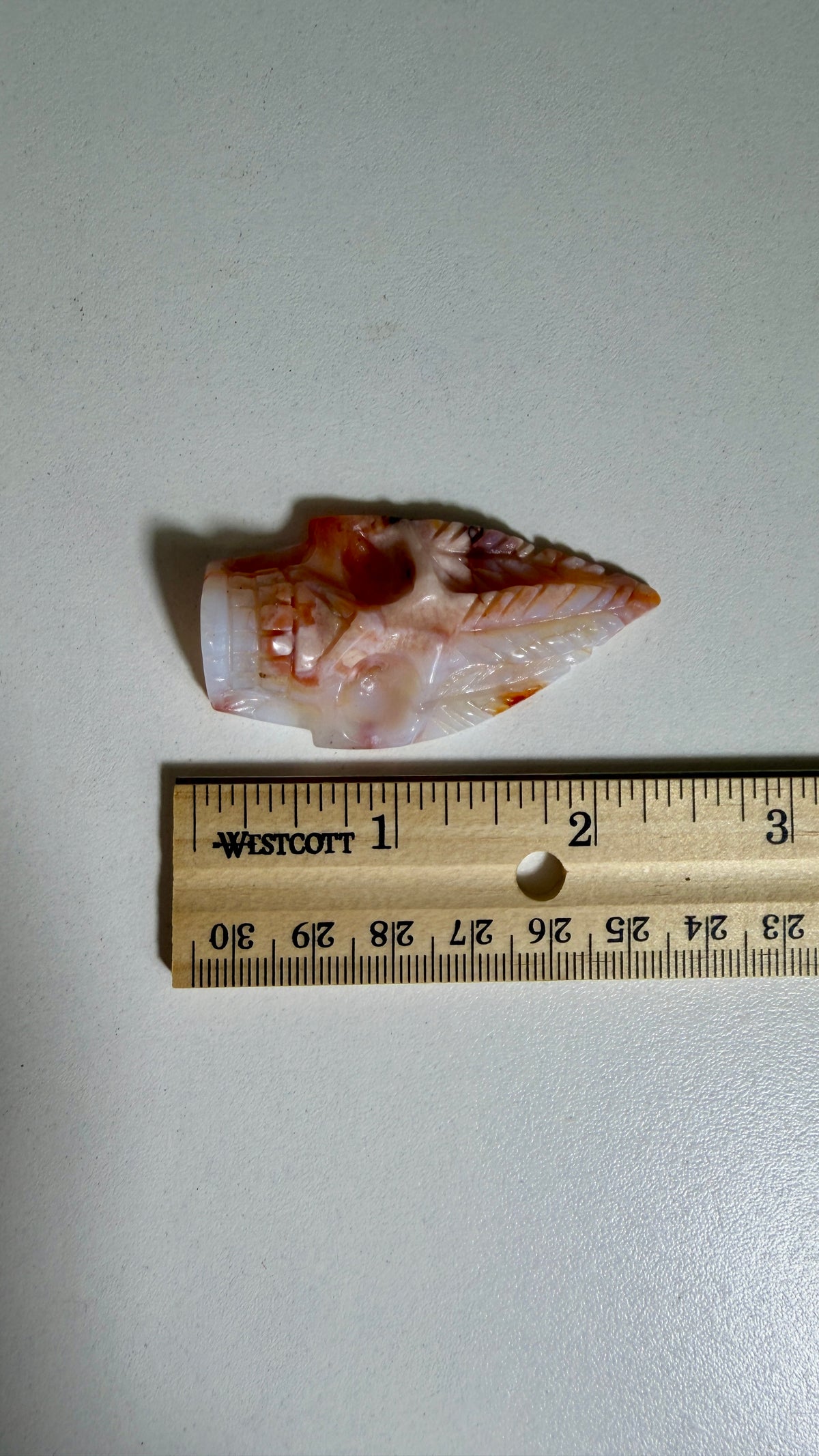 Carnelian Feather Skull | Madagascar | Opt 63