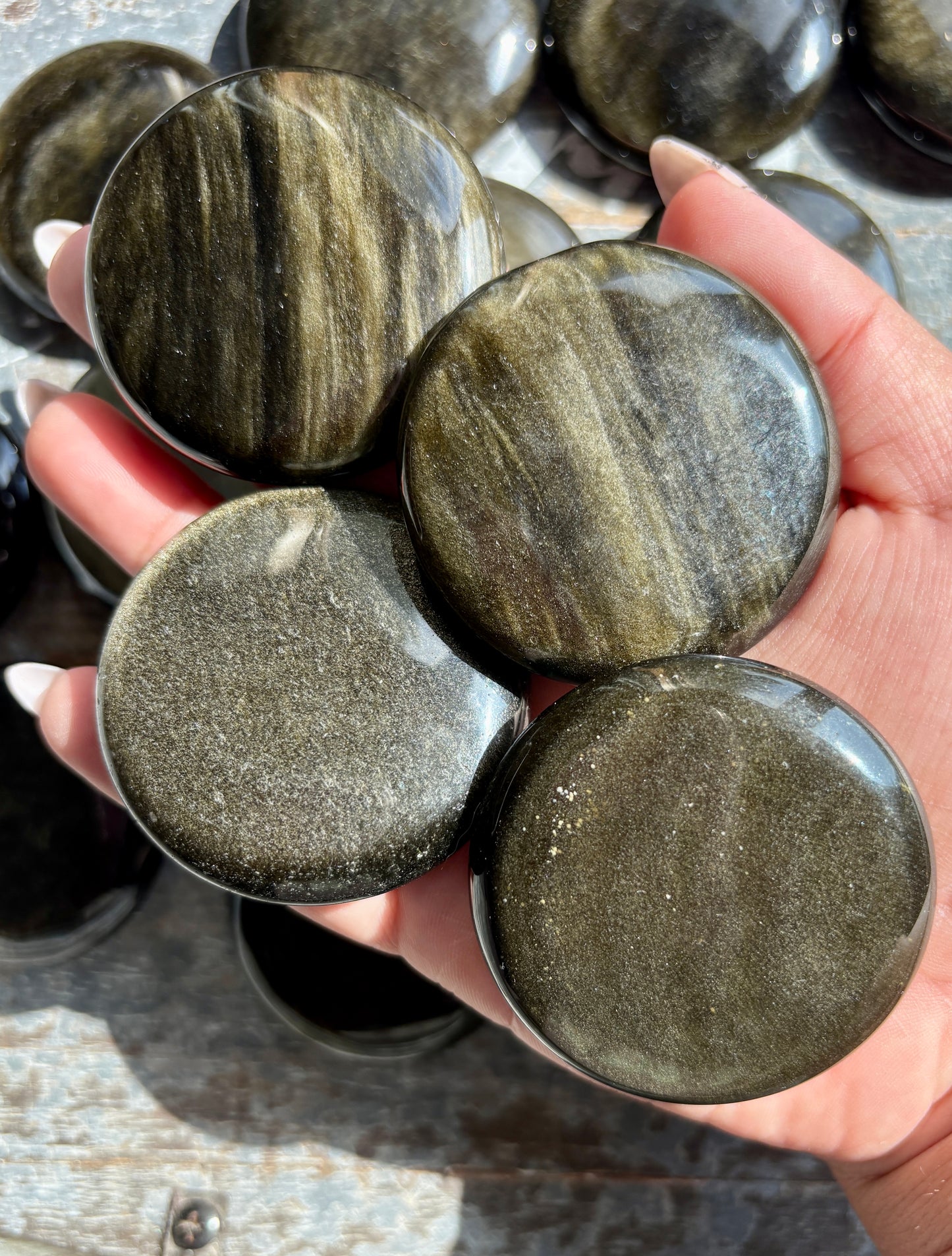 One (1) Gold Sheen Medallion | Intuitively Chosen