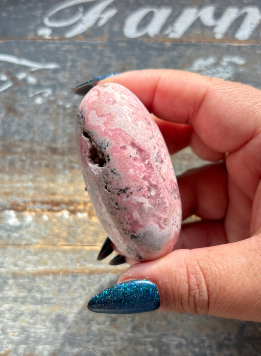 Gorgeous Peruvian Pink Rhodonite Shiva from India | B