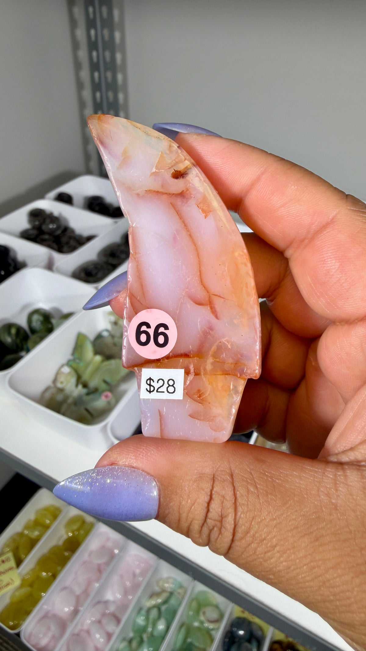 Carnelian Feather Skull | Madagascar | Opt 66