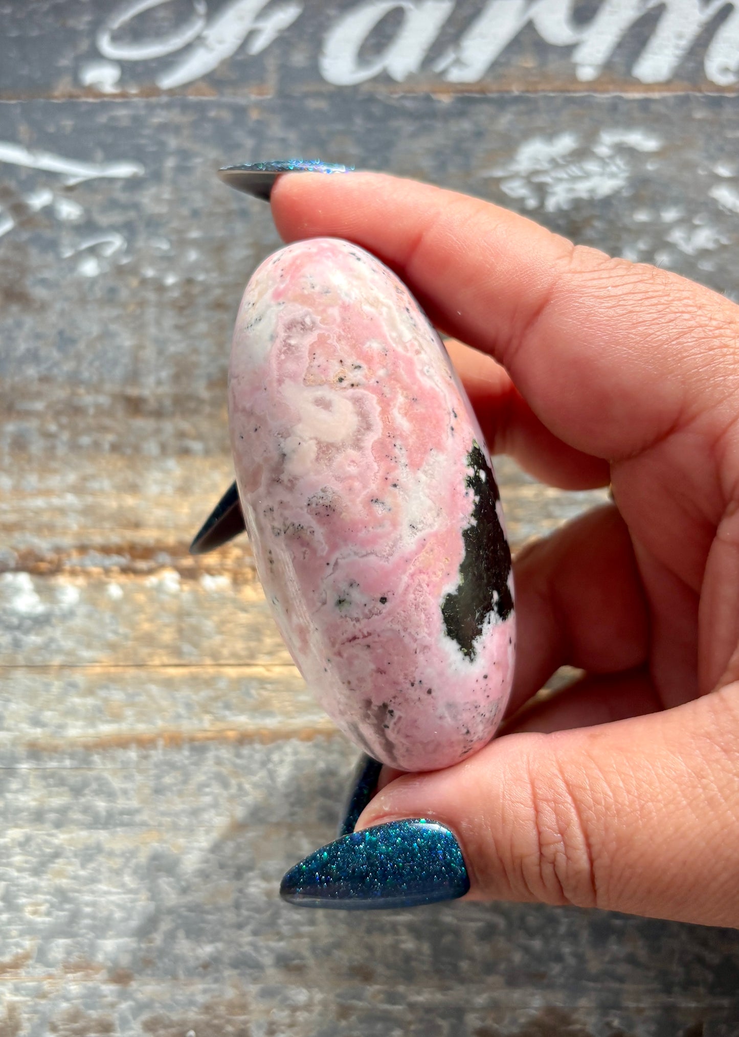 Gorgeous Peruvian Pink Rhodonite Shiva from India | A