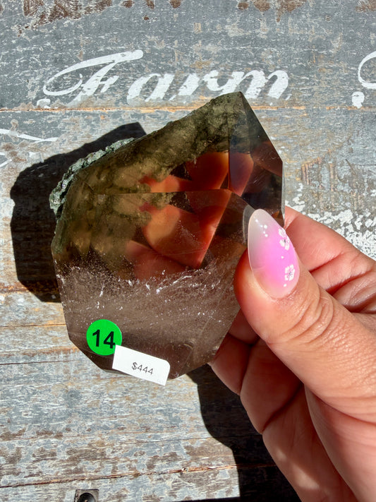 Gorgeous Himalayan Quartz with Chlorite | India | Opt 14