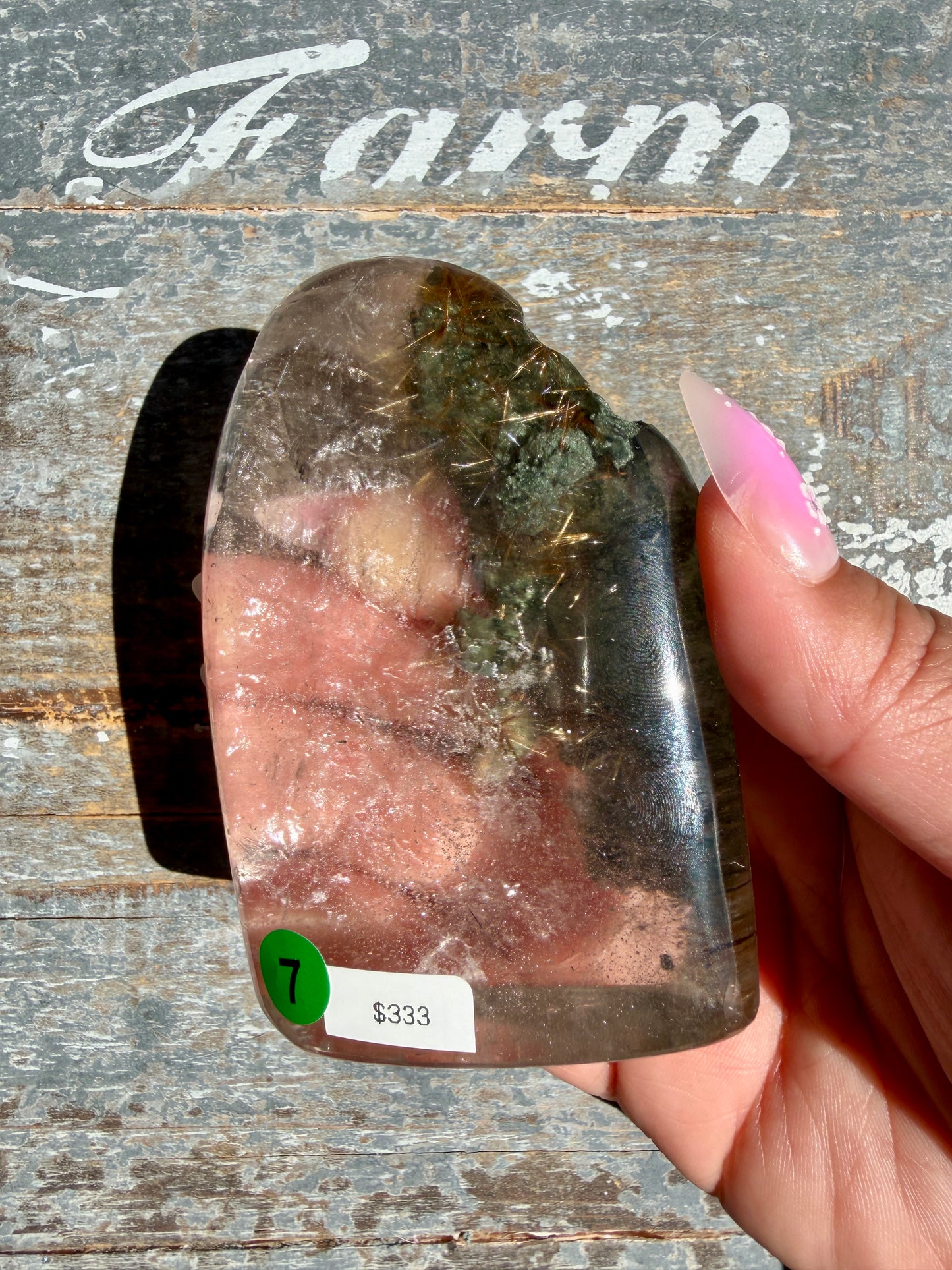 Gorgeous Himalayan Quartz with Chlorite & Rutile | India | Opt 7 (VIDEO)
