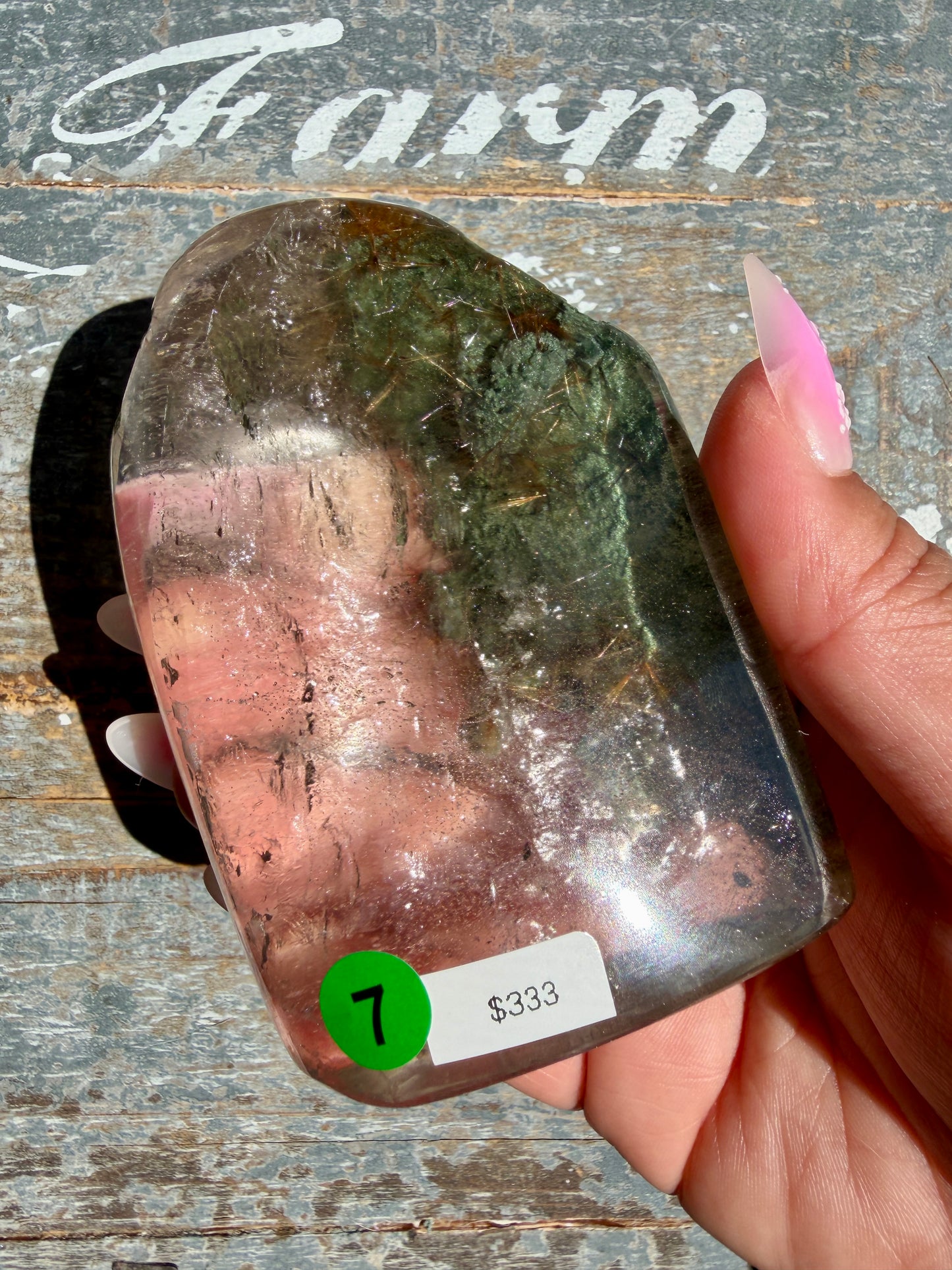 Gorgeous Himalayan Quartz with Chlorite & Rutile | India | Opt 7 (VIDEO)