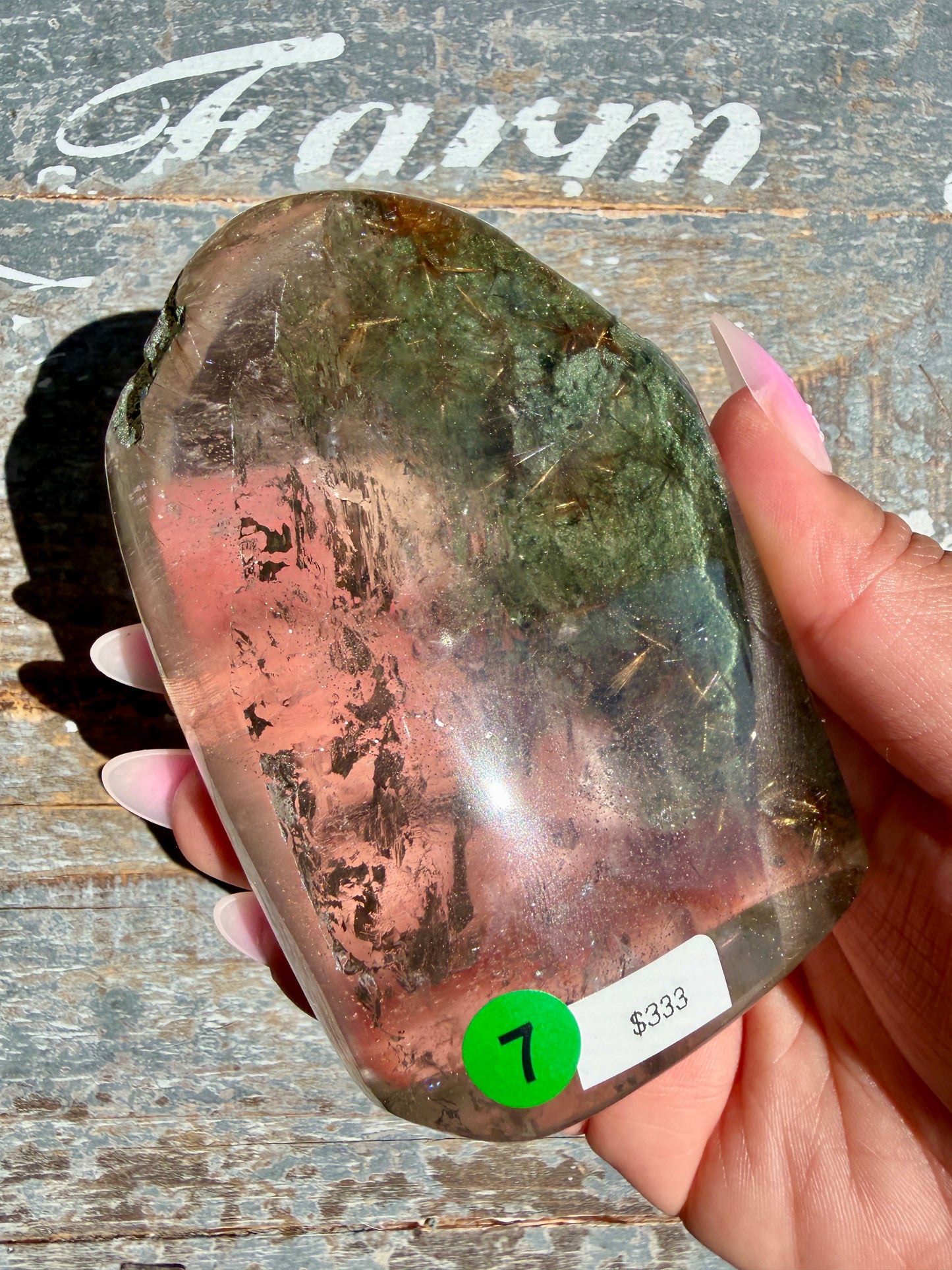 Gorgeous Himalayan Quartz with Chlorite & Rutile | India | Opt 7 (VIDEO)
