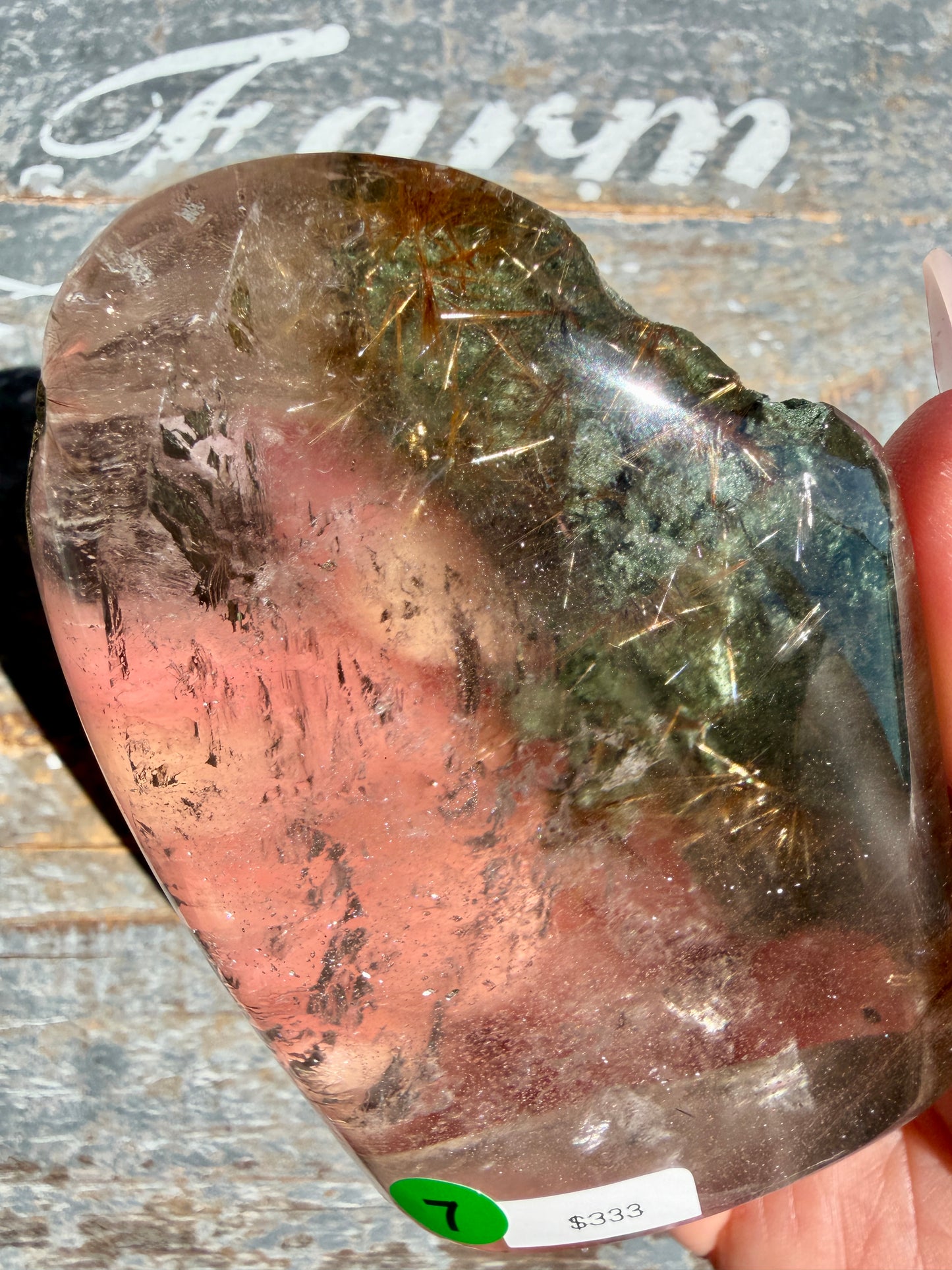 Gorgeous Himalayan Quartz with Chlorite & Rutile | India | Opt 7 (VIDEO)