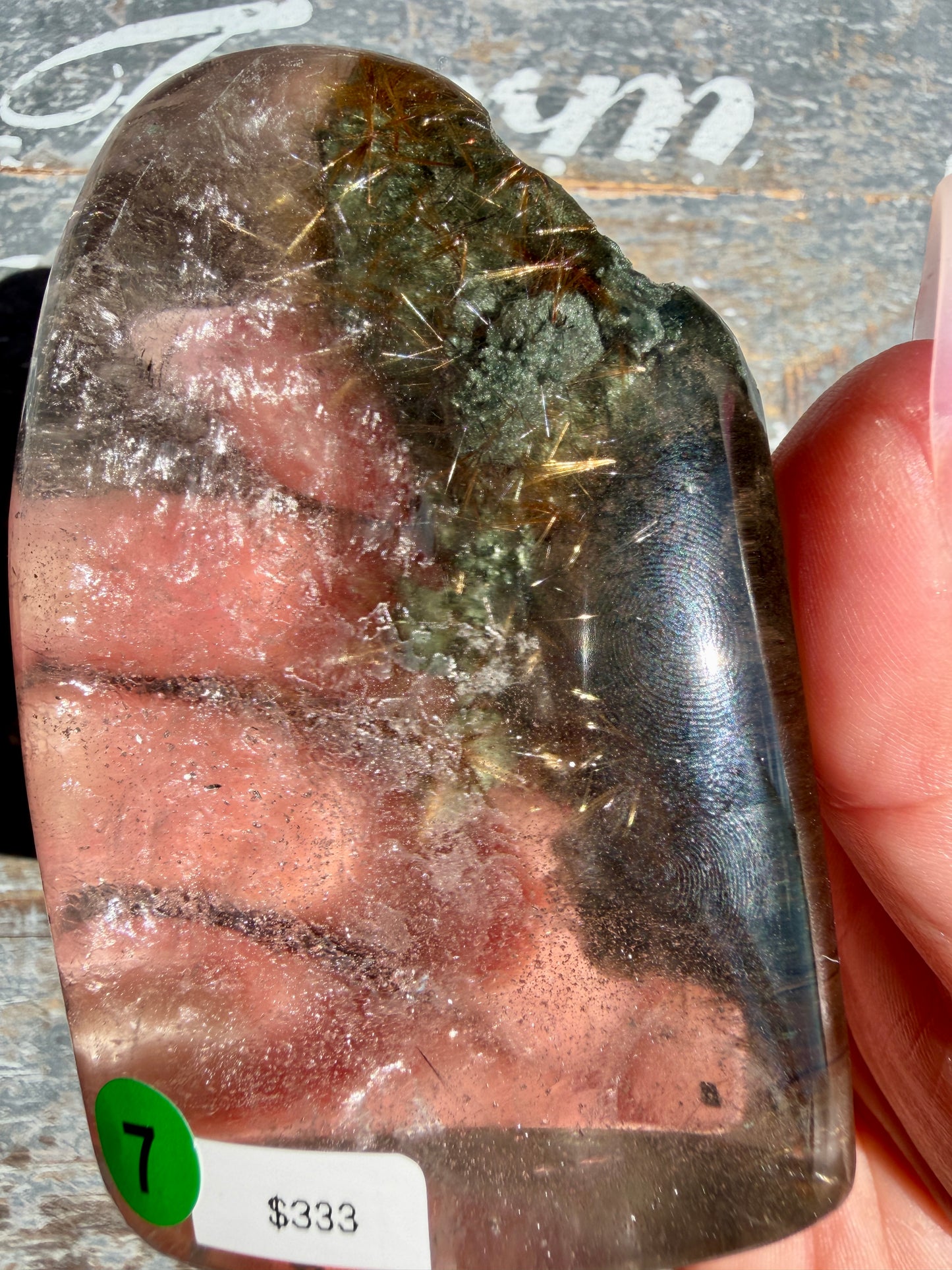 Gorgeous Himalayan Quartz with Chlorite & Rutile | India | Opt 7 (VIDEO)