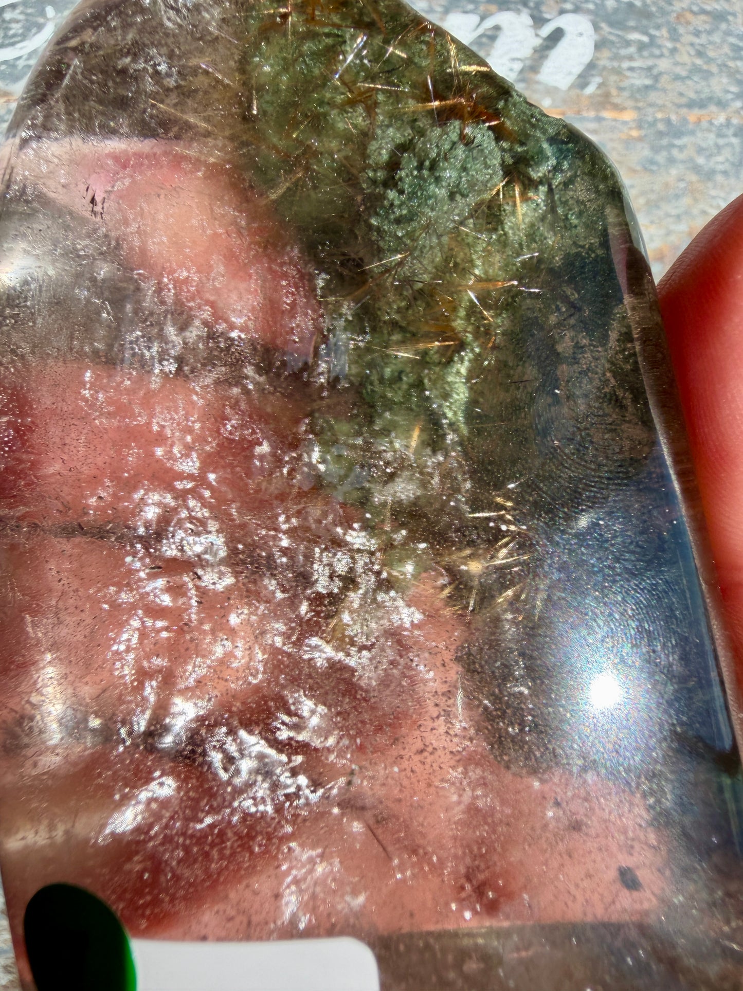 Gorgeous Himalayan Quartz with Chlorite & Rutile | India | Opt 7 (VIDEO)