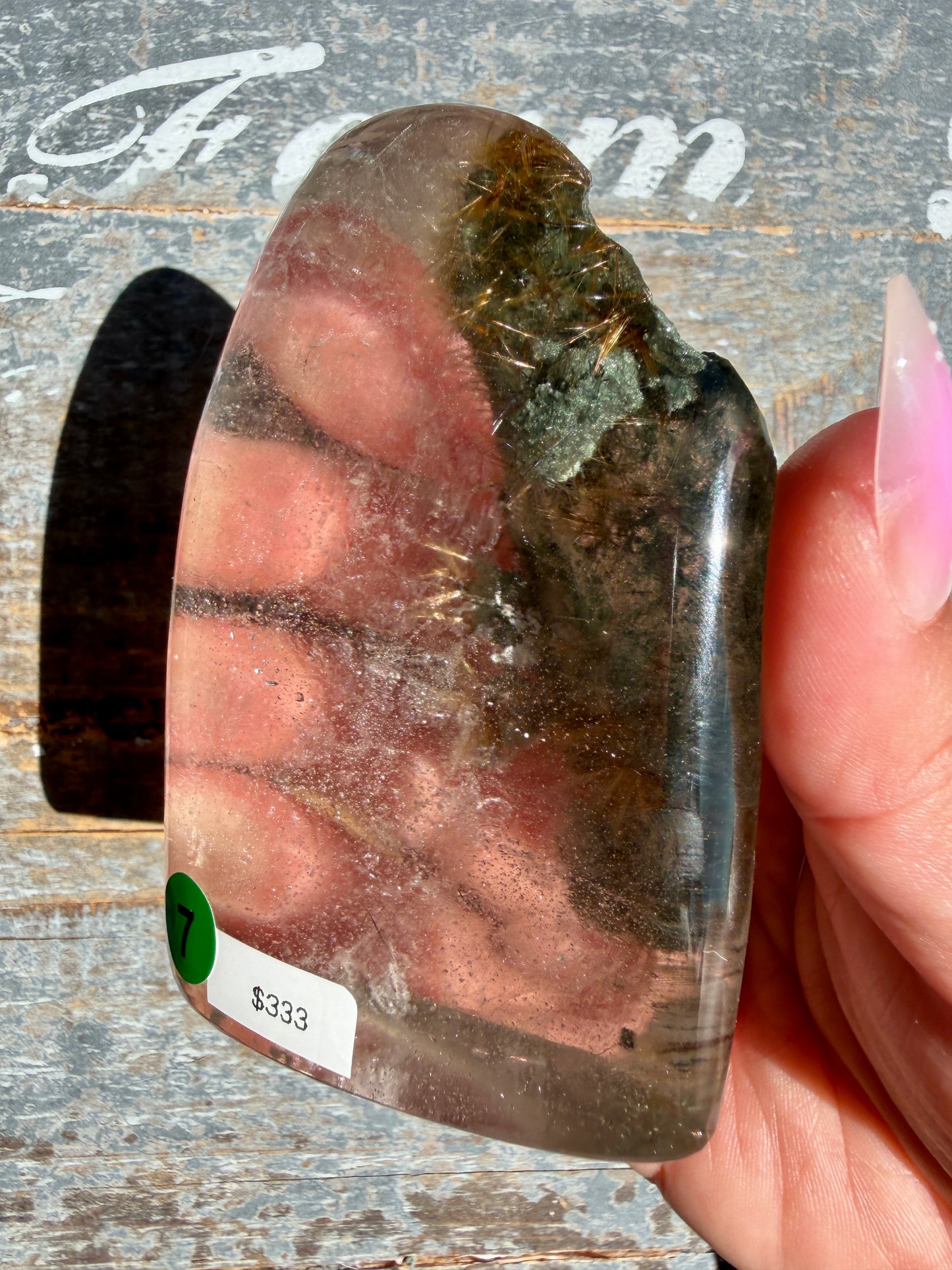 Gorgeous Himalayan Quartz with Chlorite & Rutile | India | Opt 7 (VIDEO)