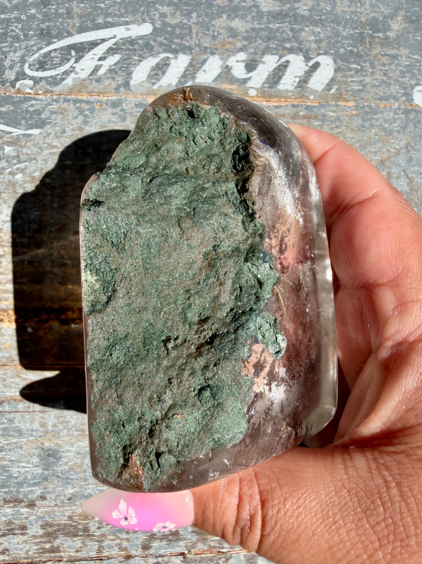 Gorgeous Himalayan Quartz with Chlorite & Rutile | India | Opt 7 (VIDEO)