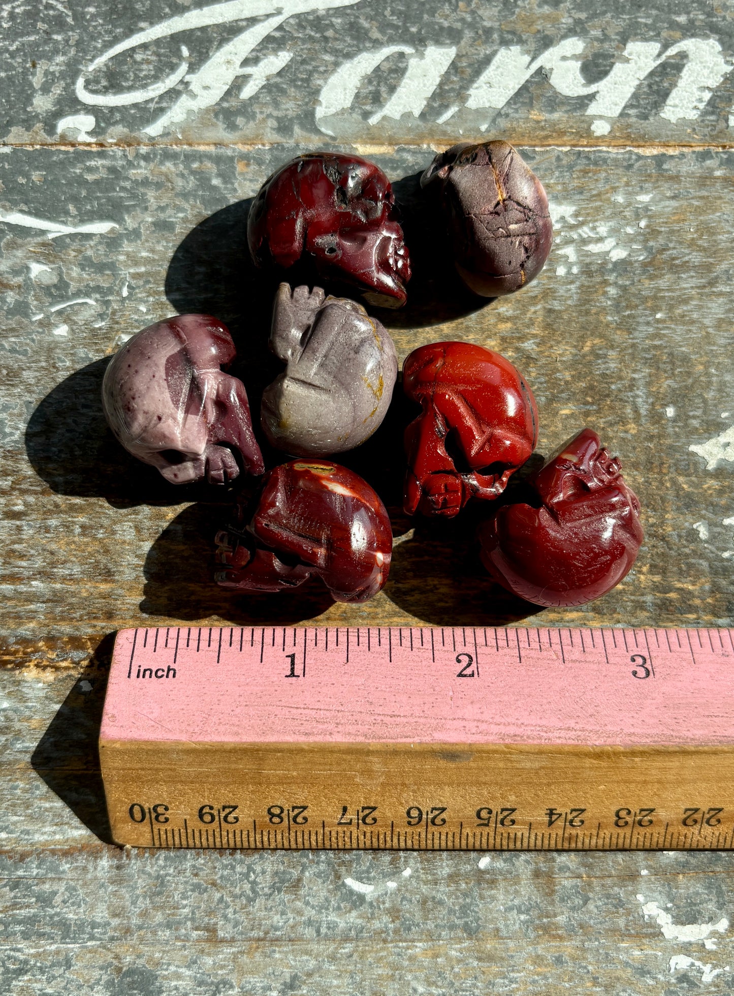 One (1) Mini Mookaite Skull | Intuitively Chosen