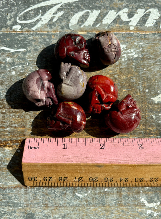 One (1) Mini Mookaite Skull | Intuitively Chosen
