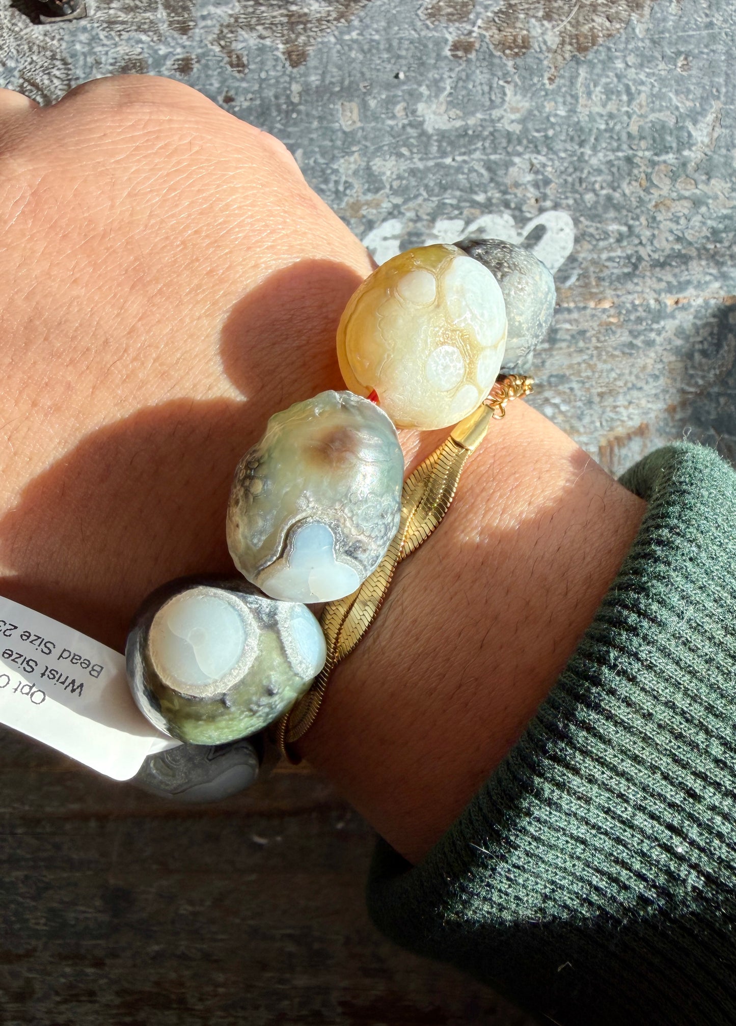 Gorgeous Gobi Agate Bracelet | Opt C | Wrist Size 7" | 23MM