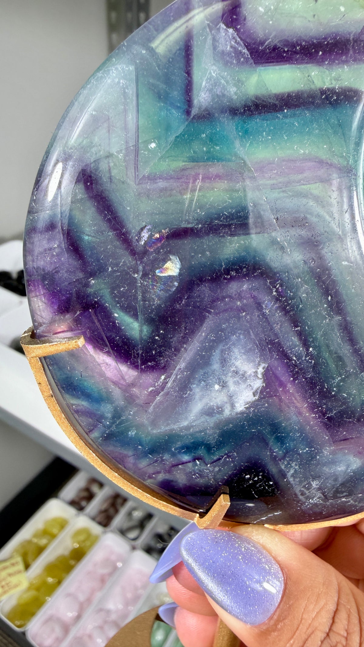 Gorgeous Discounted Fluorite Moon | Opt 81 - 50% off