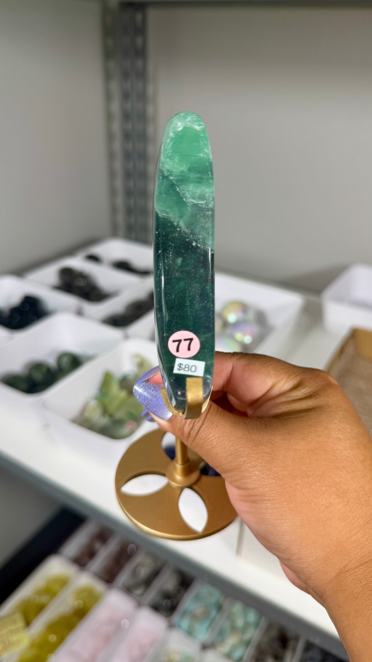 Gorgeous Discounted Fluorite Moon | Opt 77 - 50% off