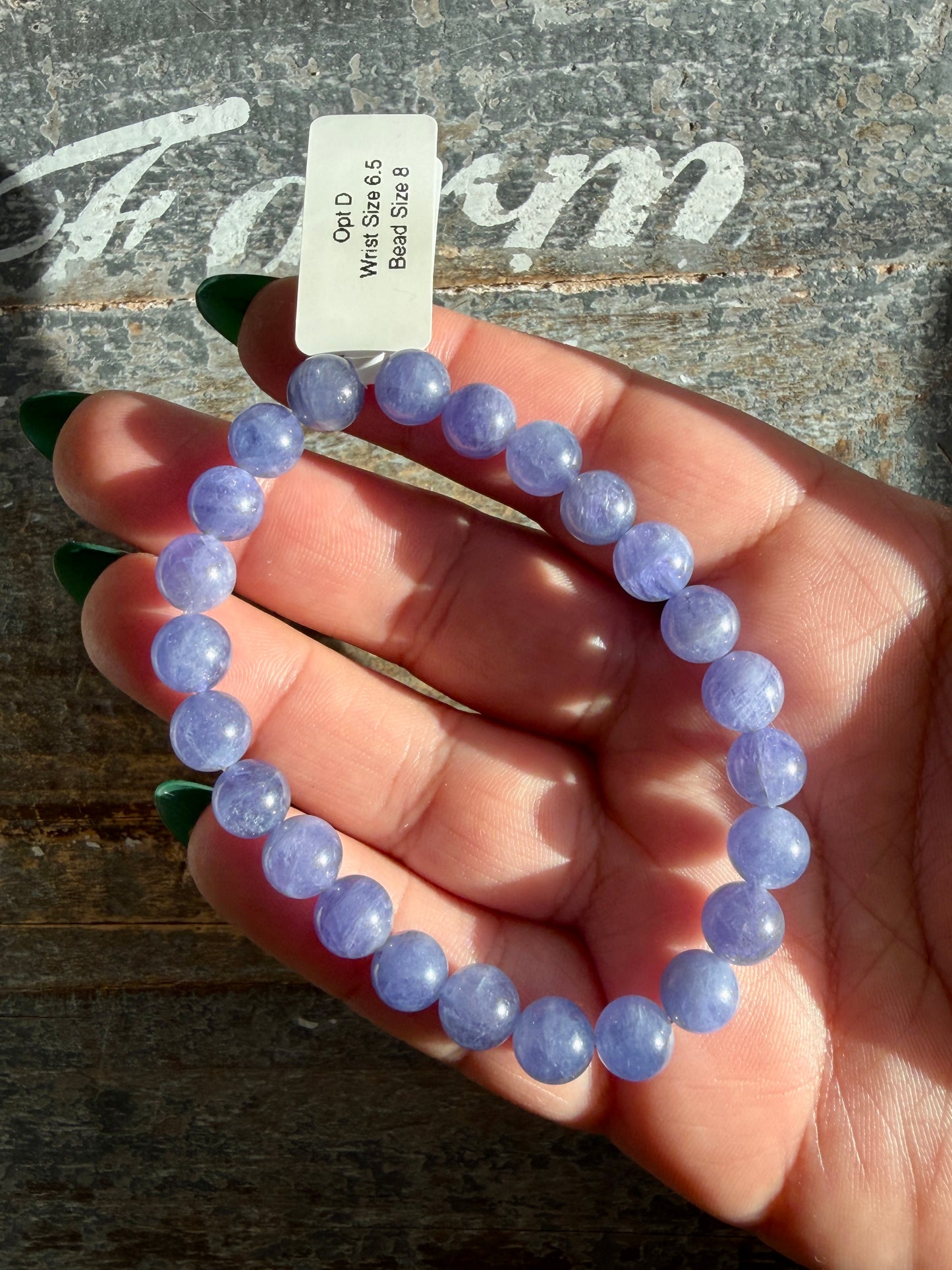 Gorgeous Tanzanite Bracelet | Opt D | Wrist Size: 6.5 | 8mm