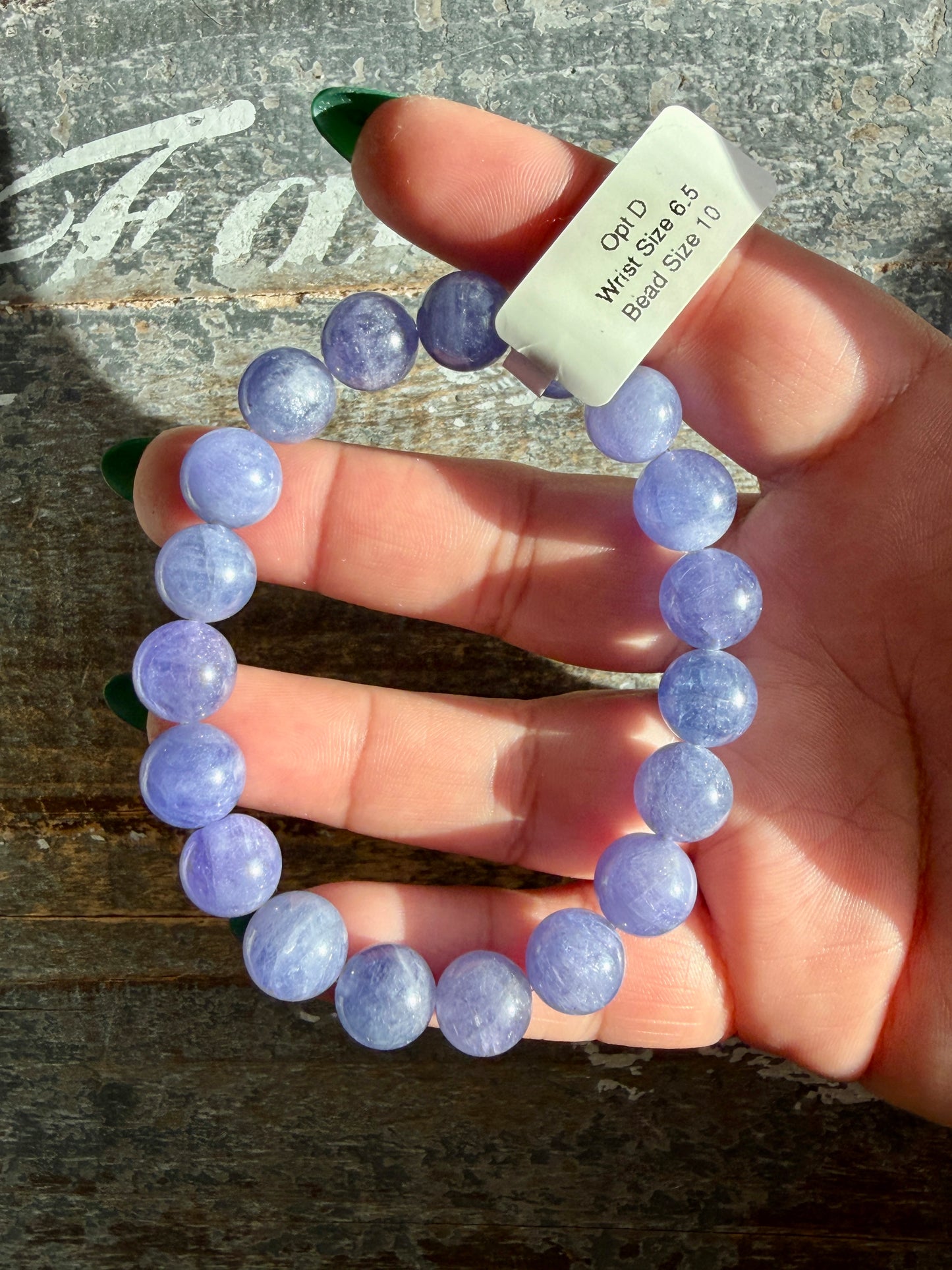 !! RESERVED !!Gorgeous Tanzanite Bracelet | Opt D-10 | Wrist Size: 6.5 | 10mm
