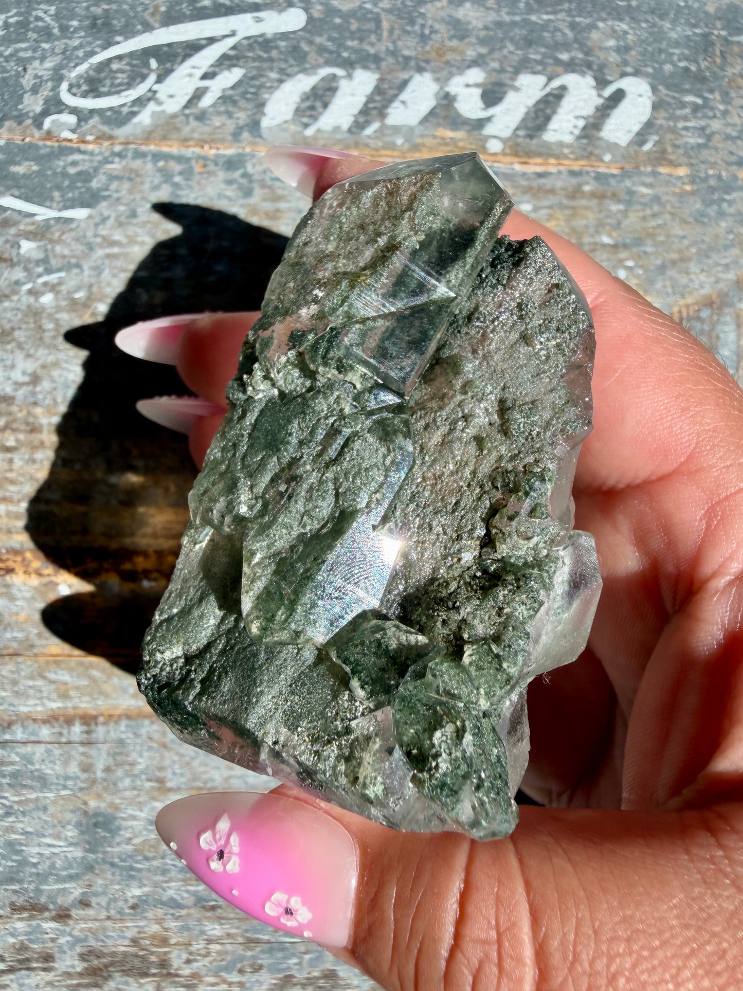 Gorgeous Himalayan Quartz with Chlorite | India | Opt 15 (VIDEO)