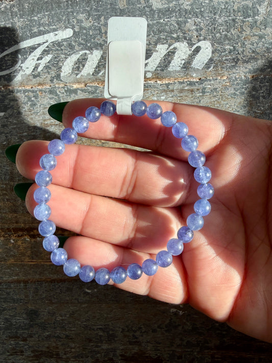 Gorgeous Tanzanite Bracelet | Opt B | Wrist Size: 6.5 | 6mm