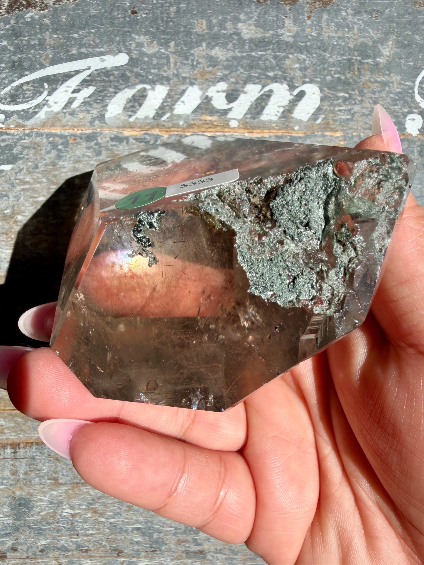 Gorgeous Himalayan Quartz with Chlorite | India | Opt 11