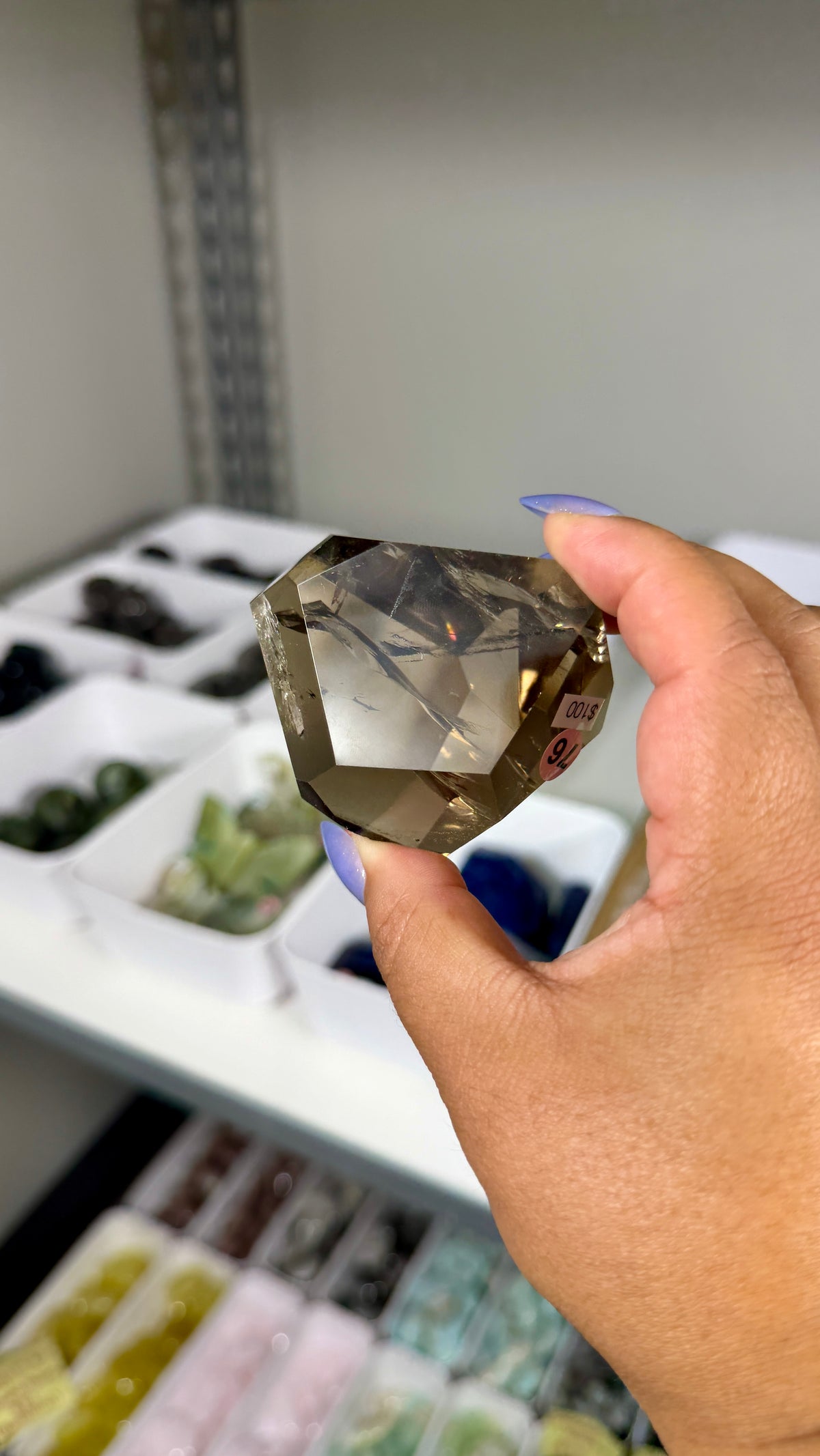 Gorgeous High Quality Smokey Quartz Freeform with Stand | Brazil | Opt 76