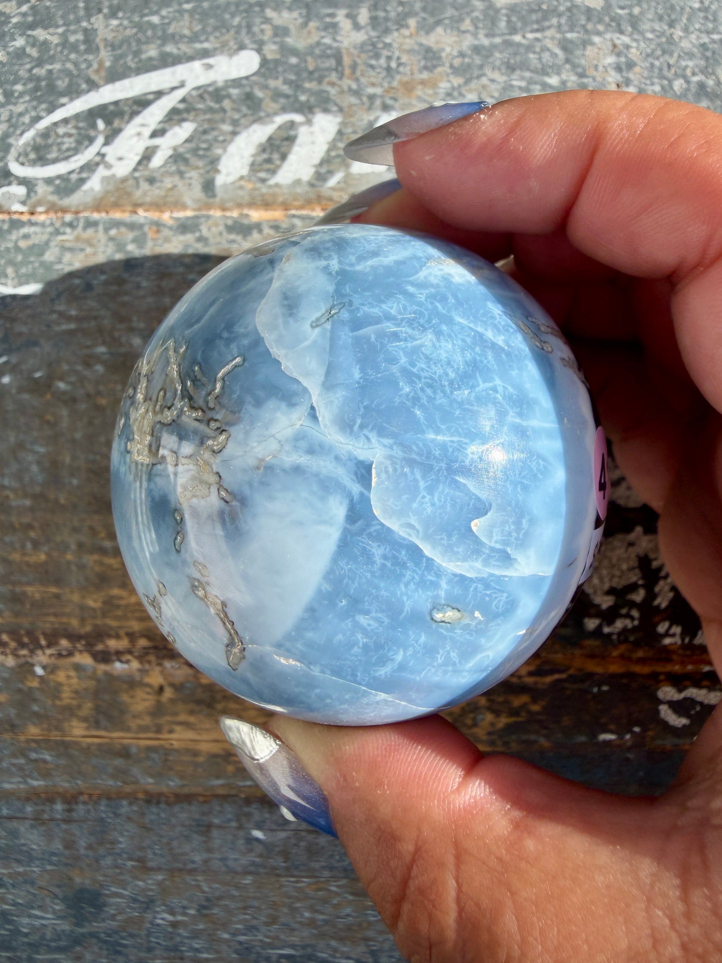Gorgeous Blue Opal Sphere | India | Opt 41
