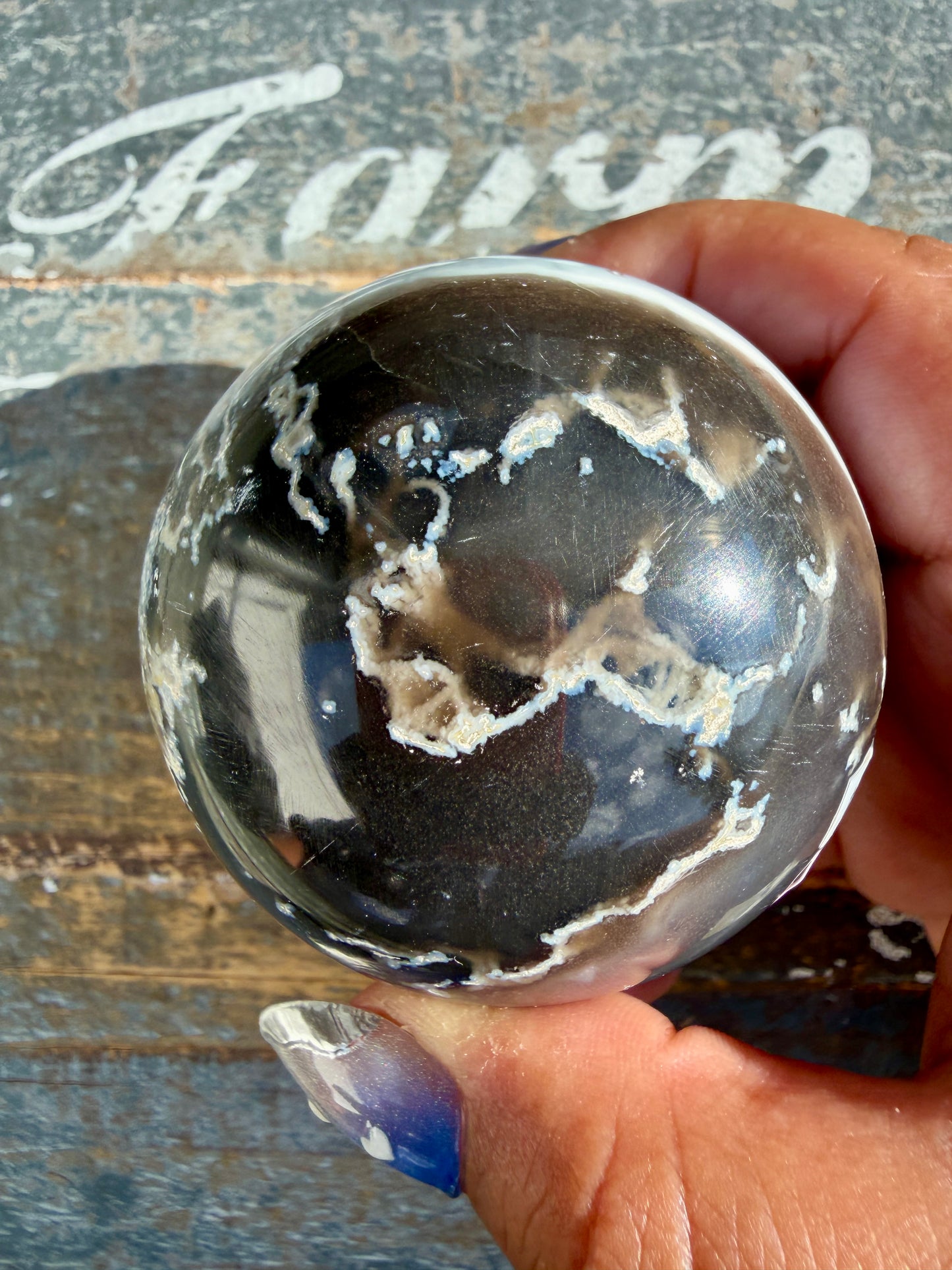 Gorgeous Blue Opal Sphere | India | Opt 41
