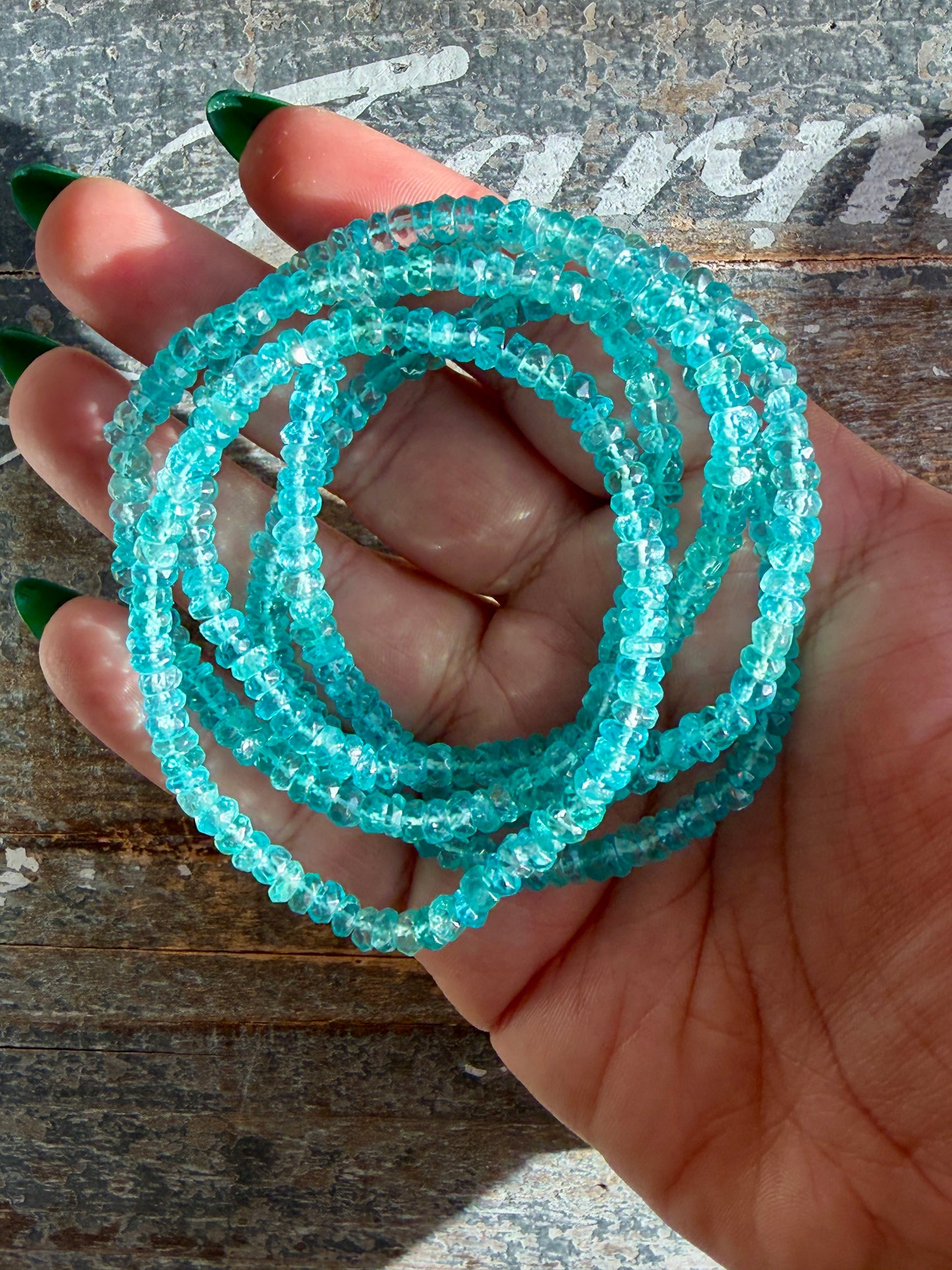 One (1) Blue Topaz  Bracelet | Wrist Size: 6.5" | 5mm