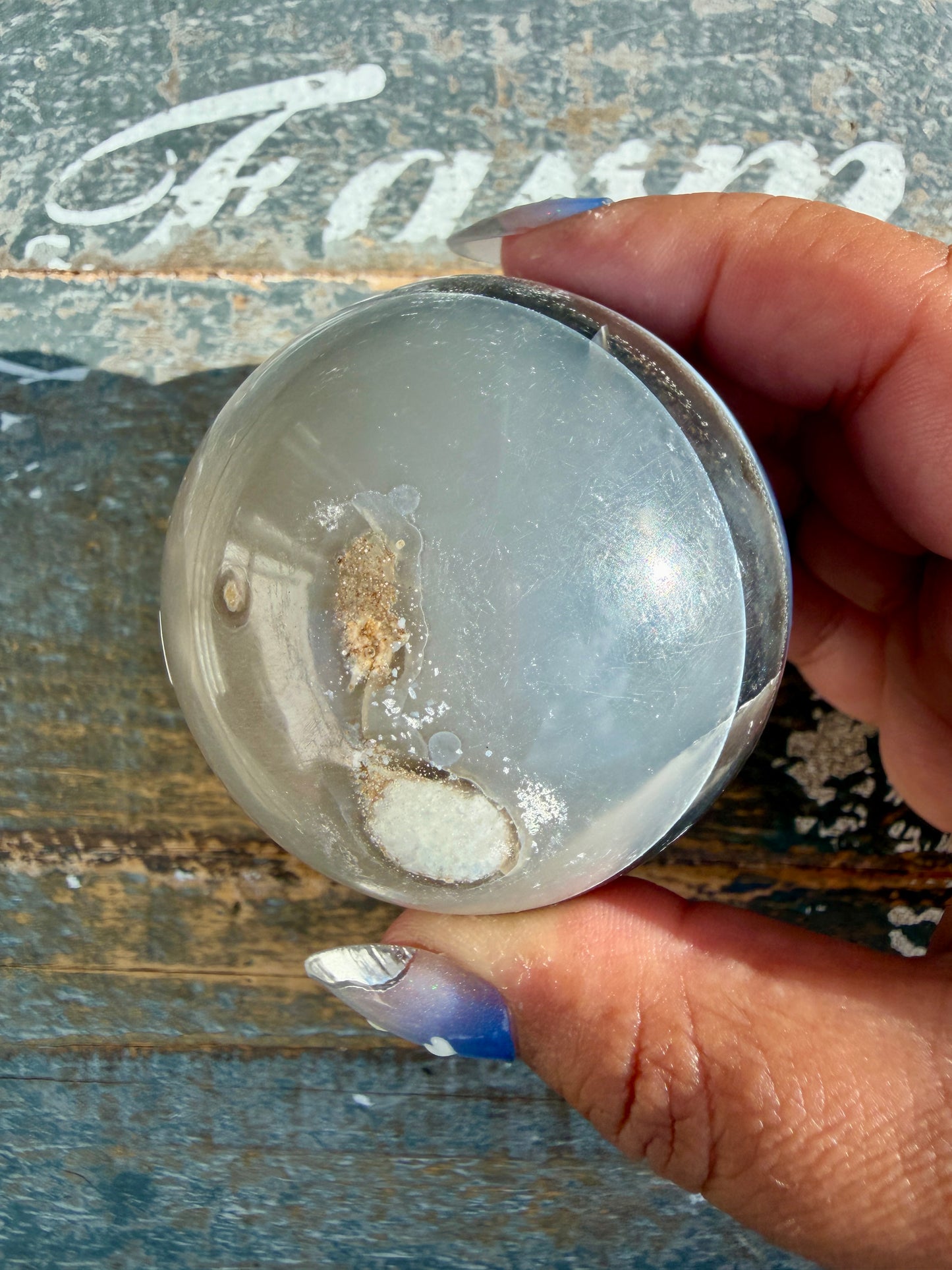 Gorgeous Blue Opal Sphere | India | Opt 40