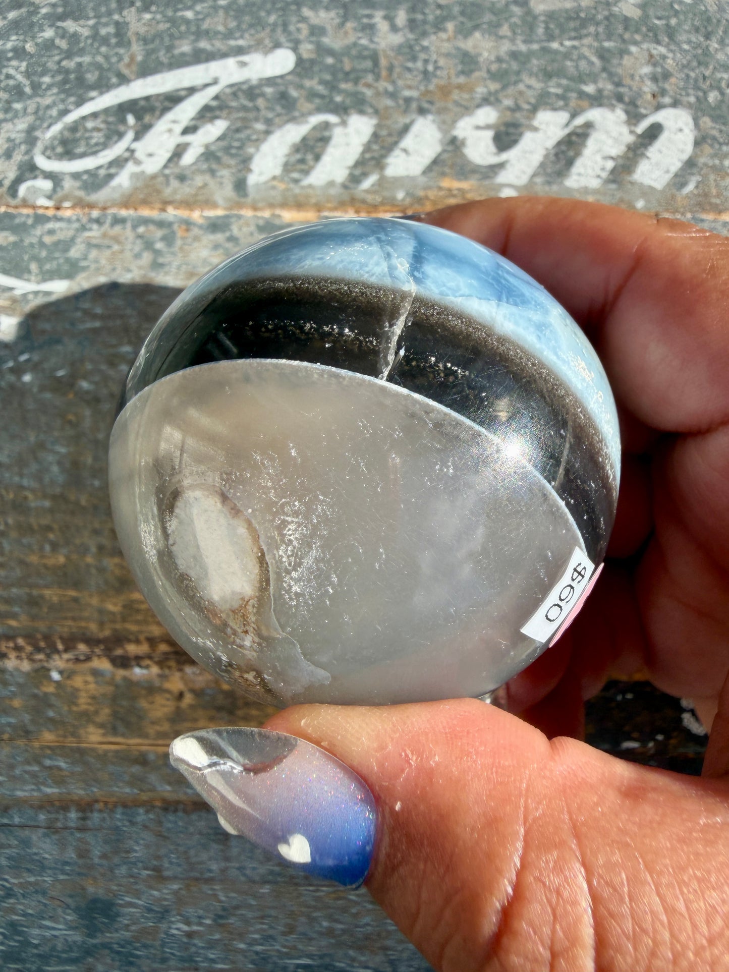 Gorgeous Blue Opal Sphere | India | Opt 40