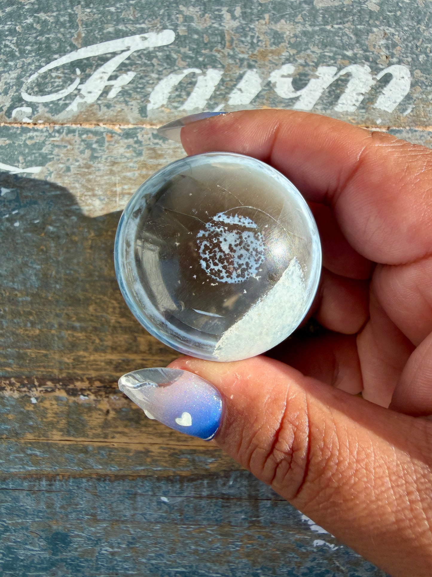 Gorgeous Blue Opal Sphere | India | Opt 63