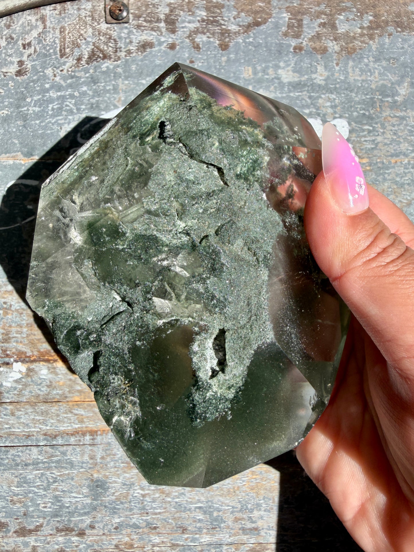 Gorgeous Himalayan Quartz with Chlorite | India | Opt 23 (VIDEO)