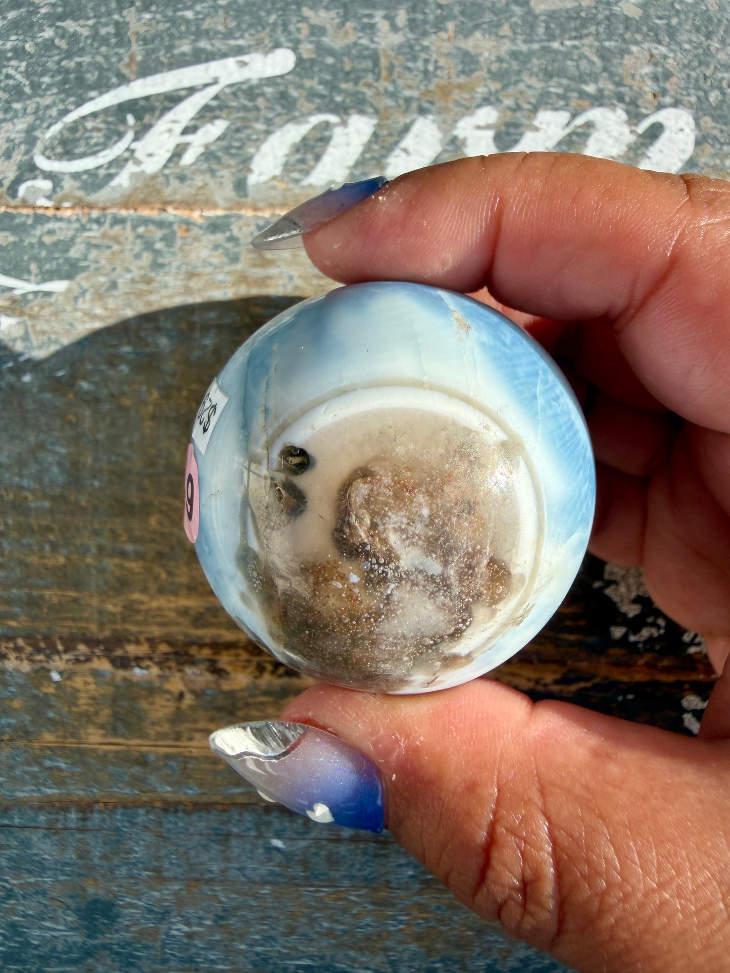 Gorgeous Blue Opal Sphere | India | Opt 61